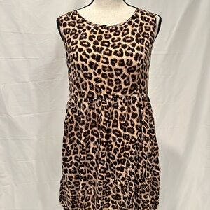 Animal print dress